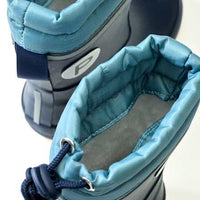 Gummistiefel mit Kunstfellfutter, blau, Gr. 24/25