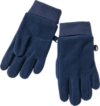 Handschuhe aus Fleece, blau, Gr. 4, 1 St