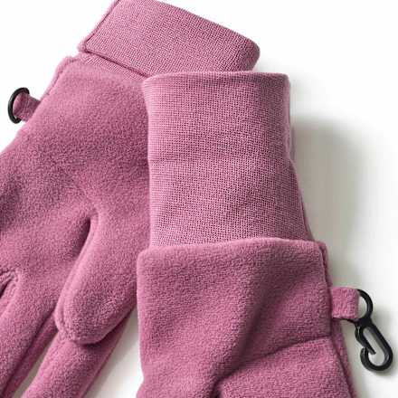 Handschuhe aus Fleece, rosa, Gr. 3, 1 St PUSBLU