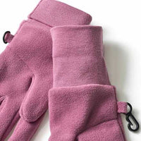 Handschuhe aus Fleece, rosa, Gr. 4, 1 St