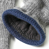 Handschuhe mit Futter, grau, Gr. 4, 1 St