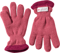 Handschoenen met voering, roze, maat 3, 1 stuk