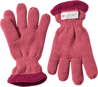 Handschuhe mit Futter, pink, Gr. 3, 1 St
