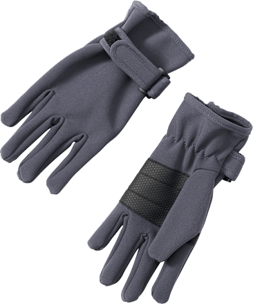 Handschuhe Softshell, grau, Gr. 3, 1 St