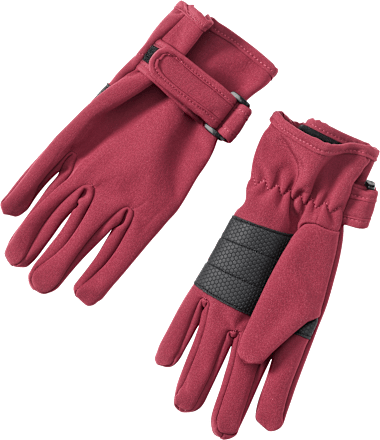 Handschuhe Softshell, rot, Gr. 4, 1 St