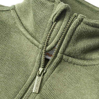 Jacke aus Strickfleece, grün, Gr. 116, 1 St