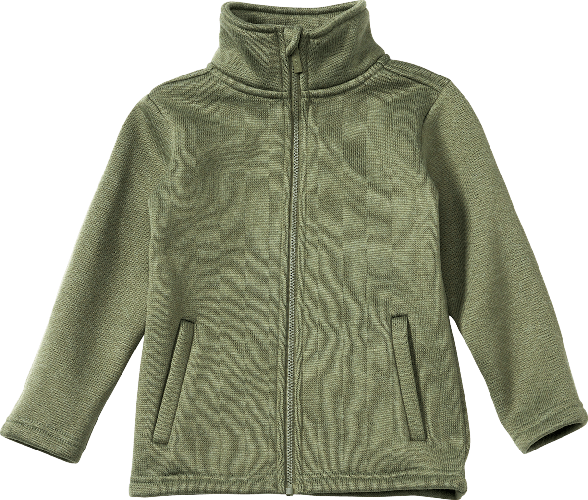 Veste PUSBLU en polaire tricotée, verte, taille 134, 1 pce
