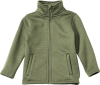 Veste PUSBLU en polaire tricotée, verte, taille 134, 1 pce