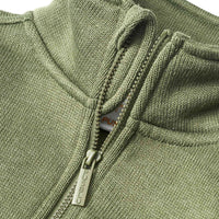 Veste PUSBLU en polaire tricotée, verte, taille 134, 1 pce