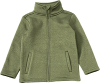 Fleecejack, groen, maat 98, 1 stuk