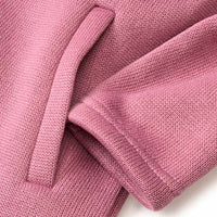 Jacke aus Strickfleece, rosa, Gr. 110, 1 St