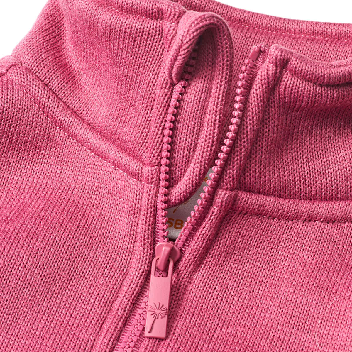 PUSBLU Jacke aus Strickfleece, rot, Gr. 110, 1 St