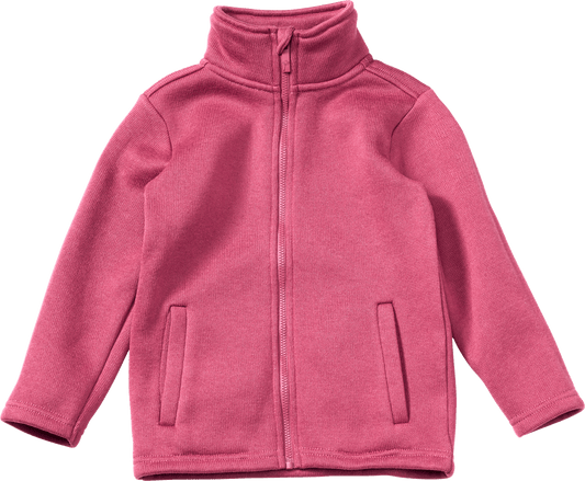 PUSBLU Jacke aus Strickfleece, rot, Gr. 110, 1 St