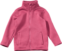 PUSBLU Jacke aus Strickfleece, rot, Gr. 134, 1 St