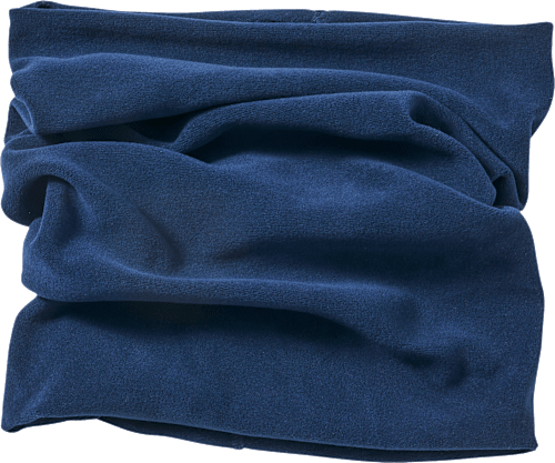 Lussensjaal van fleece, blauw, 1 stuk