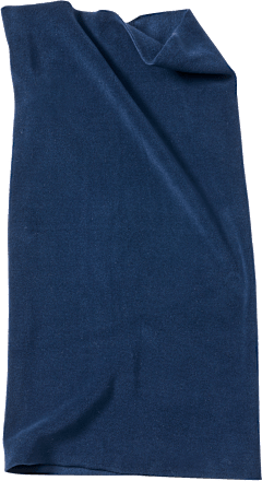 Loop Schal aus Fleece, blau, 1 St