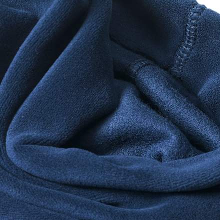 Loop Schal aus Fleece, blau, 1 St