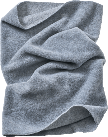 Loop Schal aus Fleece, grau, 1 St