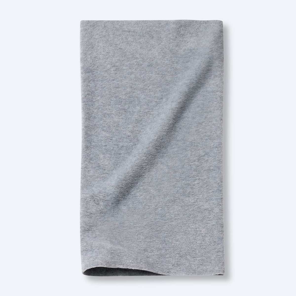 PUSBLU Loop Schal aus Fleece, grau, 1 St