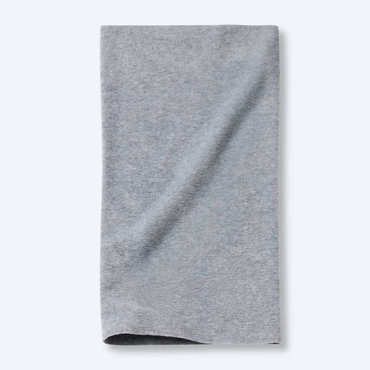 Écharpe bouclette PUSBLU en polaire, grise, 1 pièce