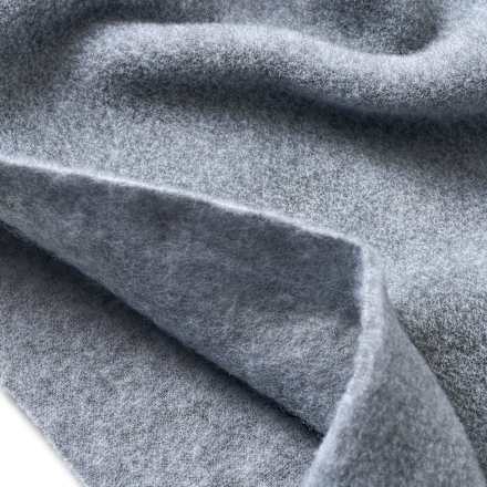 Loop Schal aus Fleece, grau, 1 St