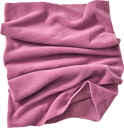 Loop Schal aus Fleece, rosa, 1 St