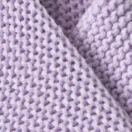Lussjaal van tricot, paars, 1 stuk