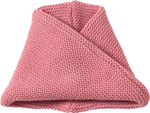 Lussjaal van tricot, roze, 1 stuk