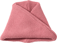 Lussjaal van tricot, roze, 1 stuk
