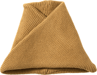 Lussensjaal van breisel &amp; viscose, bruin, 1 stuk