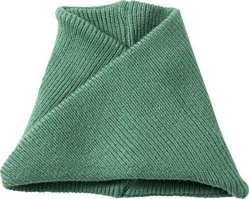 Lussensjaal van breisel &amp; viscose, groen, 1 stuk