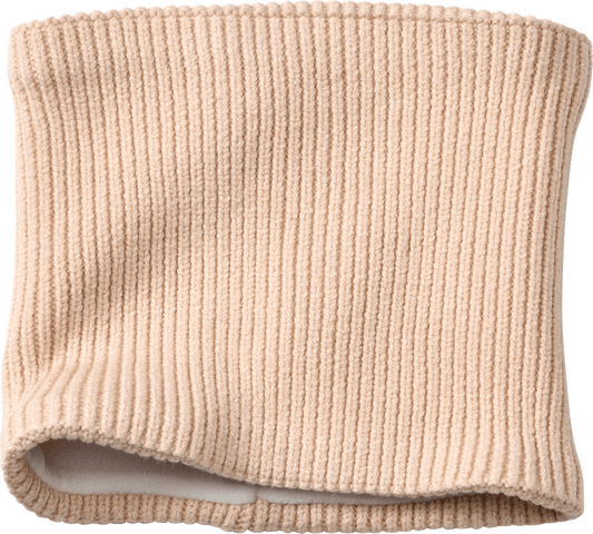 Foulard bouclette PUSBLU à texture côtelée, beige, 1 pièce