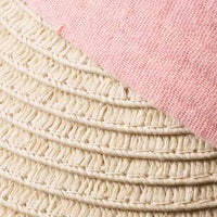 Mütze mit Schild & Musselintuch, rosa, Gr. 52/53, 1 St PUSBLU