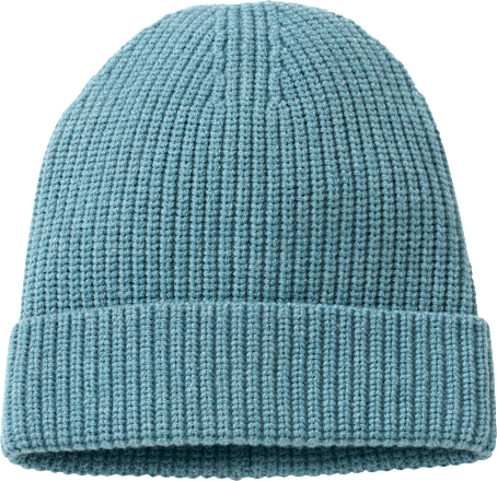 Mütze mit Viskose & Dino-Muster, blau, Gr. 52/53, 1 St