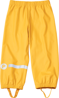 PUSBLU Regenhose, gelb, Gr. 122/128, 1 St