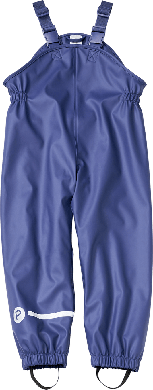 PUSBLU Regenhose mit Futter & Träger, blau, Gr. 86/92, 1 St