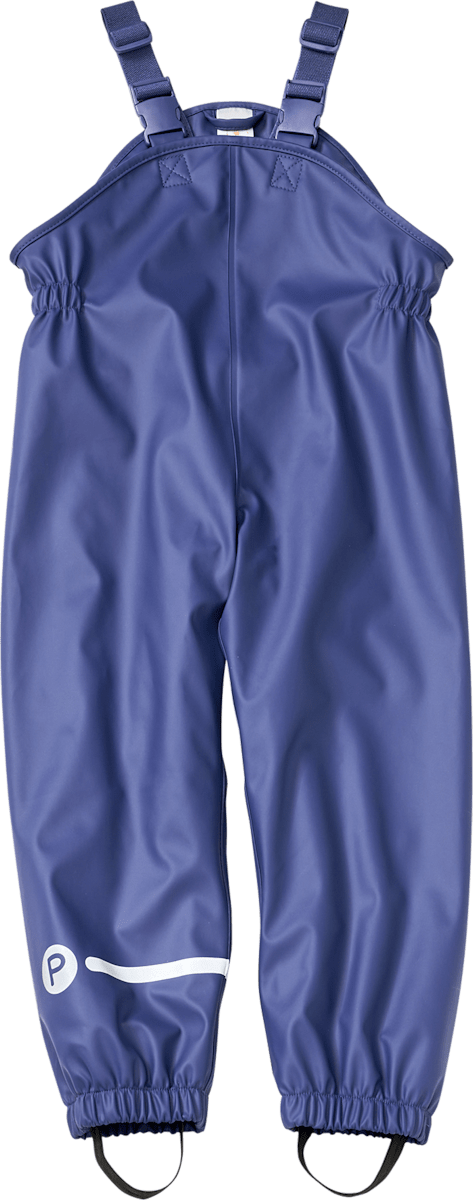 PUSBLU Regenhose mit Futter & Träger, blau, Gr. 98/104, 1 St