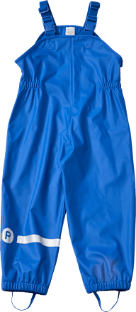 Regenhose mit Trägern, blau, Gr. 86/92, 1 St