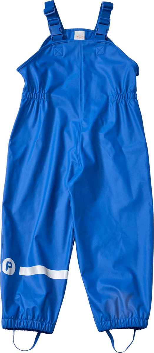 PUSBLU Pantalon de pluie à bretelles, bleu, T. 98/104, 1 pce