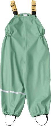 Regenhose mit Trägern, grün, Gr. 110/116, 1 St