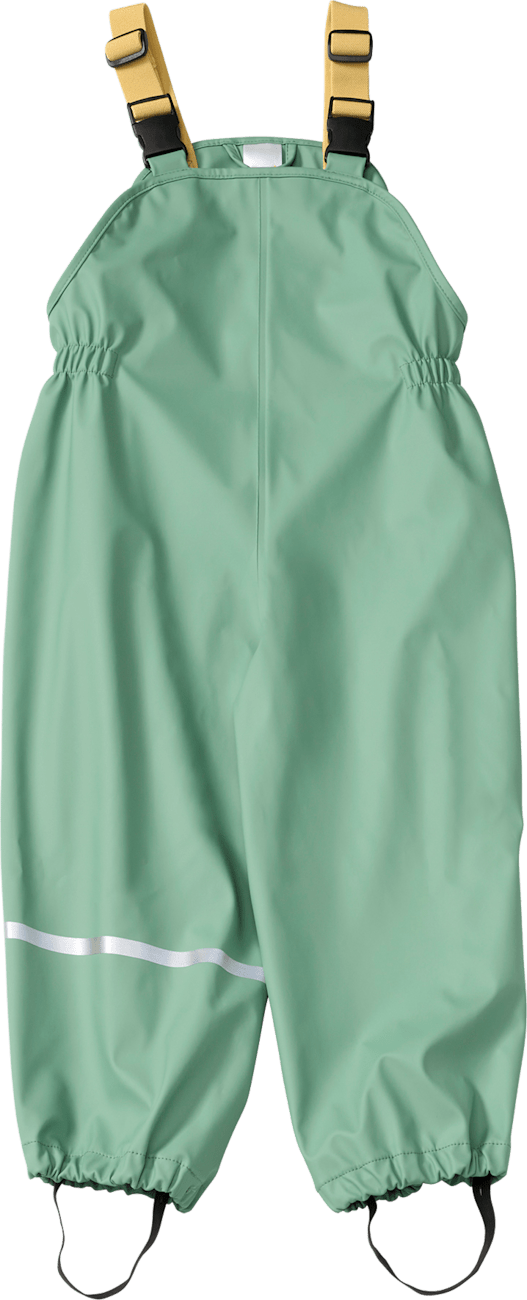 Regenhose mit Trägern, grün, Gr. 110/116, 1 St