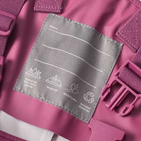 Regenhose mit Trägern, lila, Gr. 98/104, 1 St