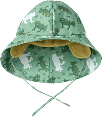 Regenhut mit Farbwechsel-Frosch-Muster, grün, Gr. 52/53, 1 St
