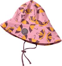 Regenhut mit Futter & Schirm-Muster, rosa, Gr. 52/53, 1 St