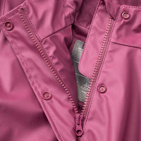 Regenjacke, lila, Gr. 110/116