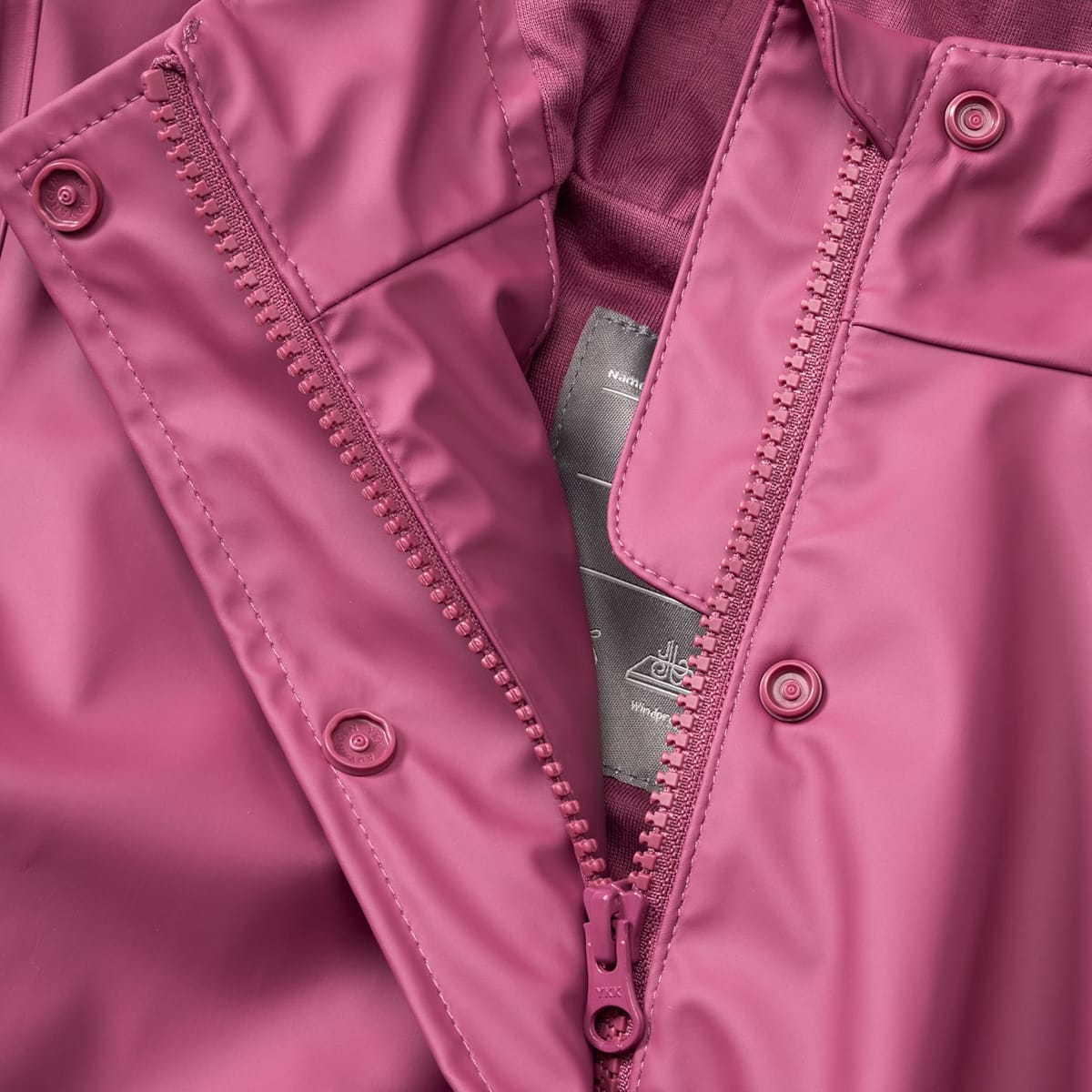 PUSBLU Regenjacke, lila, Gr. 134/140