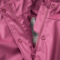 PUSBLU Regenjacke, lila, Gr. 134/140