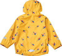 Regenjacke mit Futter & Drachen-Muster, gelb, Gr. 110/116, 1 St