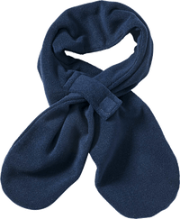 Schal aus Fleece, blau, 1 St