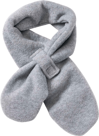 Fleece sjaal, grijs, 1 stuk